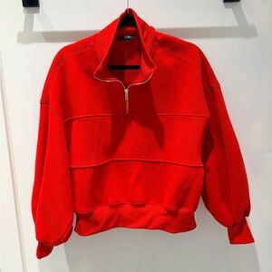Papermoon Vibrant Red sweatshirt